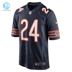 Mens Chicago Bears Khalil Herbert Nike Navy Game Jersey stylepulseusa 1 1