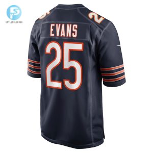 Mens Chicago Bears Darrynton Evans Nike Navy Game Jersey stylepulseusa 1 2