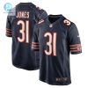 Mens Chicago Bears Jaylon Jones Nike Navy Game Player Jersey stylepulseusa 1