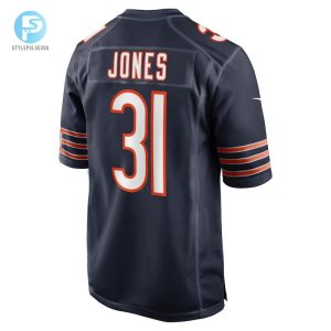 Mens Chicago Bears Jaylon Jones Nike Navy Game Player Jersey stylepulseusa 1 2