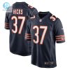 Mens Chicago Bears Elijah Hicks Nike Navy Game Player Jersey stylepulseusa 1