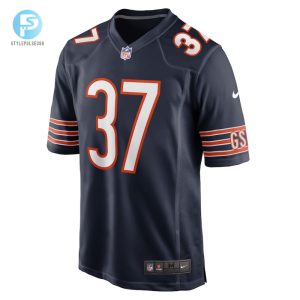 Mens Chicago Bears Elijah Hicks Nike Navy Game Player Jersey stylepulseusa 1 1