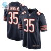 Mens Chicago Bears Khari Blasingame Nike Navy Game Player Jersey stylepulseusa 1