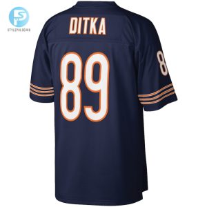 Mens Chicago Bears Mike Ditka Mitchell Ness Navy Retired Player Legacy Replica Jersey stylepulseusa 1 2