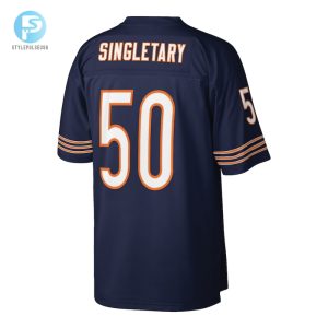 Mens Chicago Bears Mike Singletary Mitchell Ness Navy Retired Player Legacy Replica Jersey stylepulseusa 1 2