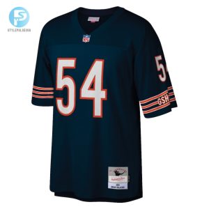 Mens Chicago Bears Brian Urlacher Mitchell Ness Navy Retired Player Legacy Replica Jersey stylepulseusa 1 1