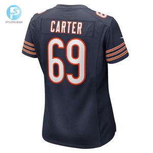 Womens Chicago Bears Jatyre Carter Nike Navy Game Player Jersey stylepulseusa 1 2