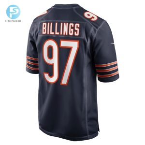 Mens Chicago Bears Andrew Billings Nike Navy Game Jersey stylepulseusa 1 2