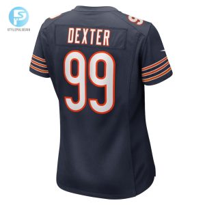 Womens Chicago Bears Gervon Dexter Sr Nike Navy Team Game Jersey stylepulseusa 1 2