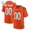 Mens Cincinnati Bengals Nike Orange Alternate Game Custom Jersey stylepulseusa 1