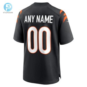 Youth Cincinnati Bengals Nike Black Logo Game Custom Jersey stylepulseusa 1 2