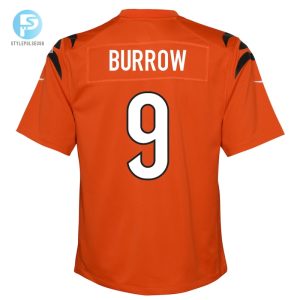 Youth Cincinnati Bengals Joe Burrow Nike Orange Game Jersey stylepulseusa 1 2