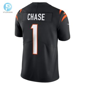 Mens Cincinnati Bengals Jamarr Chase Nike Black Vapor Untouchable Limited Jersey stylepulseusa 1 2