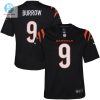 Youth Cincinnati Bengals Joe Burrow Nike Black Game Jersey stylepulseusa 1