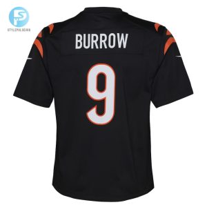 Youth Cincinnati Bengals Joe Burrow Nike Black Game Jersey stylepulseusa 1 2