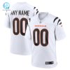 Mens Cincinnati Bengals Nike White Game Custom Jersey stylepulseusa 1