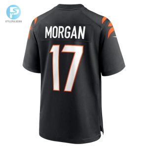 Mens Cincinnati Bengals Stanley Morgan Nike Black Player Game Jersey stylepulseusa 1 2