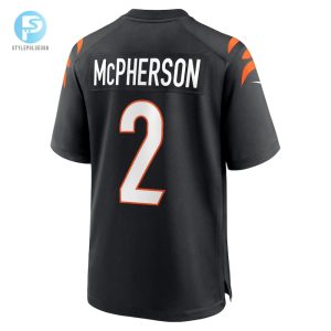 Mens Cincinnati Bengals Evan Mcpherson Nike Black Game Jersey stylepulseusa 1 2