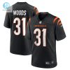 Mens Cincinnati Bengals Ickey Woods Nike Black Retired Player Game Jersey stylepulseusa 1