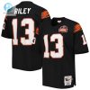 Mens Cincinnati Bengals 1981 Ken Riley Mitchell Ness Black Authentic Throwback Retired Player Jersey stylepulseusa 1