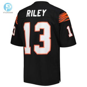 Mens Cincinnati Bengals 1981 Ken Riley Mitchell Ness Black Authentic Throwback Retired Player Jersey stylepulseusa 1 2