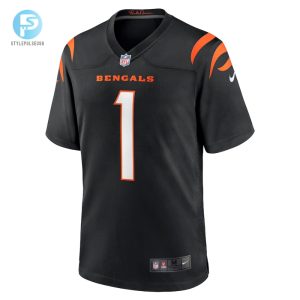 Mens Cincinnati Bengals Number 1 Dad Nike Black Game Jersey stylepulseusa 1 1