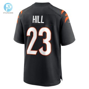 Mens Cincinnati Bengals Daxton Hill Nike Black Player Game Jersey stylepulseusa 1 2