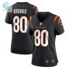 Womens Cincinnati Bengals Andrei Iosivas Nike Black Team Game Jersey stylepulseusa 1