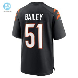 Mens Cincinnati Bengals Markus Bailey Nike Black Game Jersey stylepulseusa 1 2