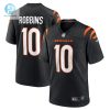 Mens Cincinnati Bengals Brad Robbins Nike Black Team Game Jersey stylepulseusa 1