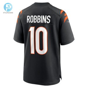 Mens Cincinnati Bengals Brad Robbins Nike Black Team Game Jersey stylepulseusa 1 2