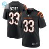 Mens Cincinnati Bengals Nick Scott Nike Black Game Player Jersey stylepulseusa 1