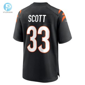 Mens Cincinnati Bengals Nick Scott Nike Black Game Player Jersey stylepulseusa 1 2