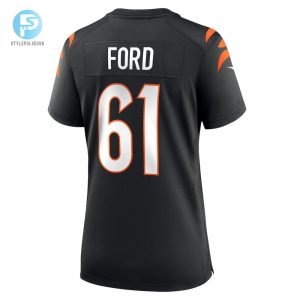 Womens Cincinnati Bengals Cody Ford Nike Black Game Jersey stylepulseusa 1 2