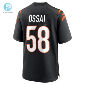 Mens Cincinnati Bengals Joseph Ossai Nike Black Game Jersey stylepulseusa 1 2