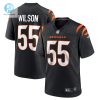 Mens Cincinnati Bengals Logan Wilson Nike Black Game Jersey stylepulseusa 1