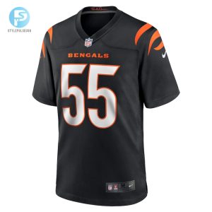 Mens Cincinnati Bengals Logan Wilson Nike Black Game Jersey stylepulseusa 1 1