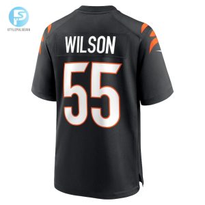 Mens Cincinnati Bengals Logan Wilson Nike Black Game Jersey stylepulseusa 1 2