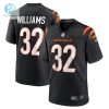 Mens Cincinnati Bengals Trayveon Williams Nike Black Game Jersey stylepulseusa 1