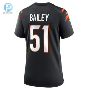 Womens Cincinnati Bengals Markus Bailey Nike Black Game Jersey stylepulseusa 1 2