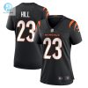 Womens Cincinnati Bengals Daxton Hill Nike Black Player Game Jersey stylepulseusa 1