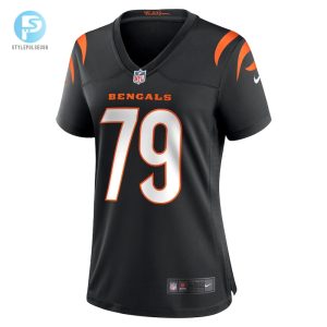 Womens Cincinnati Bengals Jackson Carman Nike Black Game Jersey stylepulseusa 1 1