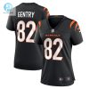 Womens Cincinnati Bengals Zach Gentry Nike Black Game Jersey stylepulseusa 1