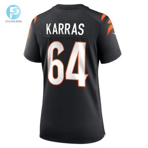 Womens Cincinnati Bengals Ted Karras Nike Black Game Player Jersey stylepulseusa 1 2