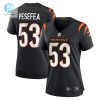 Womens Cincinnati Bengals Tj Pesefea Nike Black Team Game Jersey stylepulseusa 1