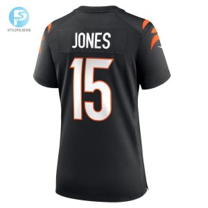 Womens Cincinnati Bengals Charlie Jones Nike Black Team Game Jersey stylepulseusa 1 2