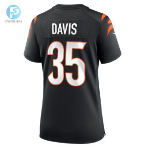 Womens Cincinnati Bengals Jalen Davis Nike Black Game Player Jersey stylepulseusa 1 2