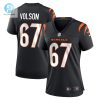 Womens Cincinnati Bengals Cordell Volson Nike Black Game Player Jersey stylepulseusa 1