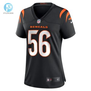 Womens Cincinnati Bengals Garrett Nelson Nike Black Game Jersey stylepulseusa 1 1