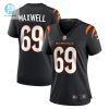 Womens Cincinnati Bengals Devonnsha Maxwell Nike Black Team Game Jersey stylepulseusa 1